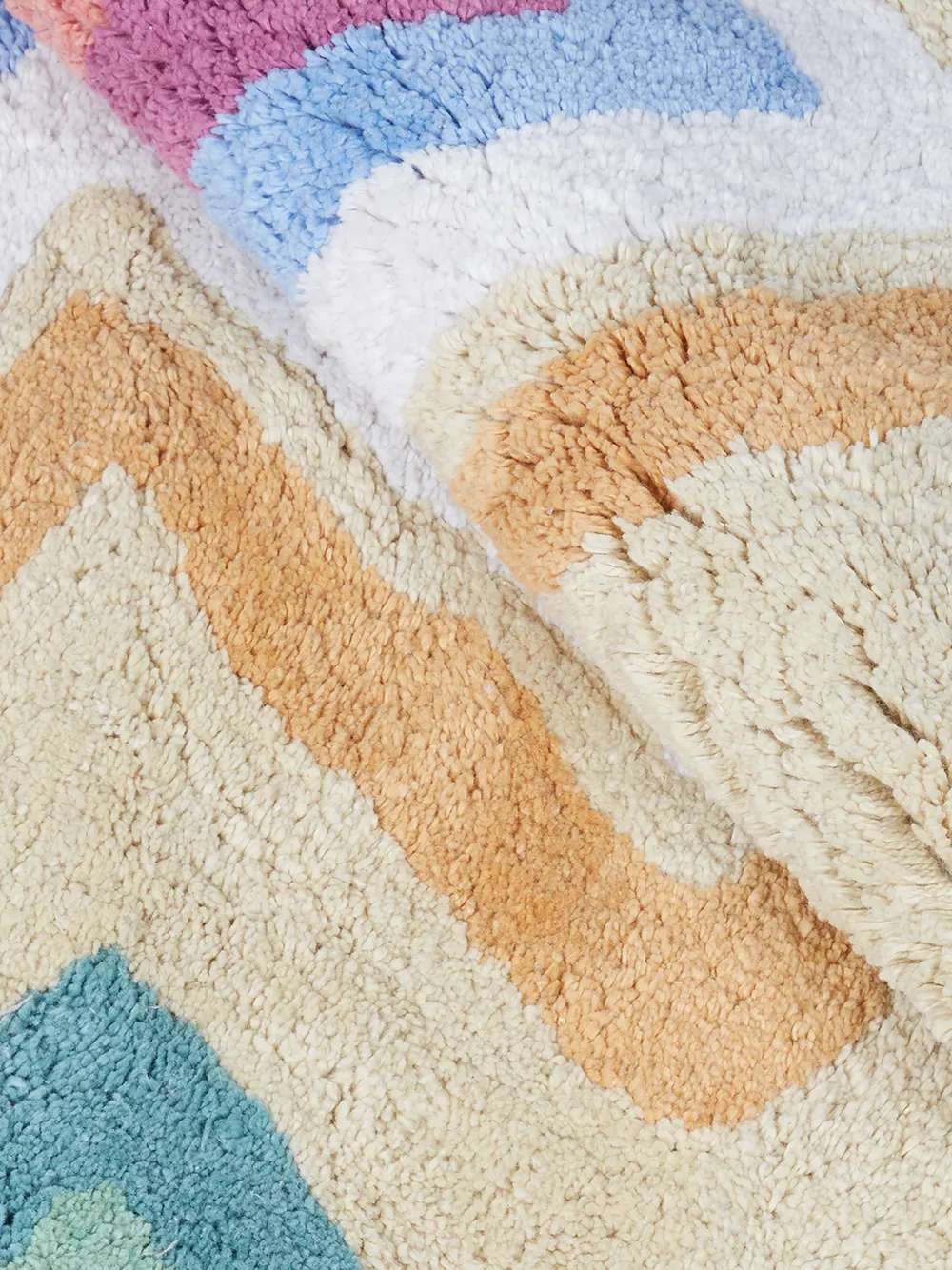 Missoni Amone Zigzag-print Bath Rug In Neutrals