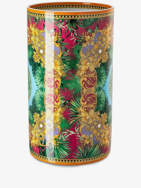 Versace Jungle Animalier porcelain vase