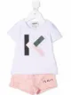 Image 1 of Kenzo Kids tiger-and-logo tracksuit set