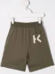 Image 2 of Kenzo Kids side-logo print shorts