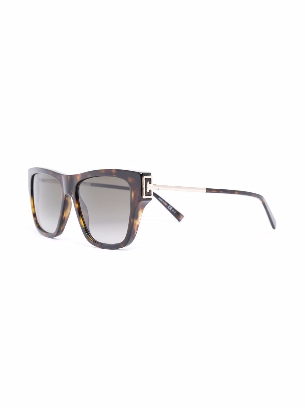 Givenchy Eyewear Zonnebril met schildpadschild design - Bruin