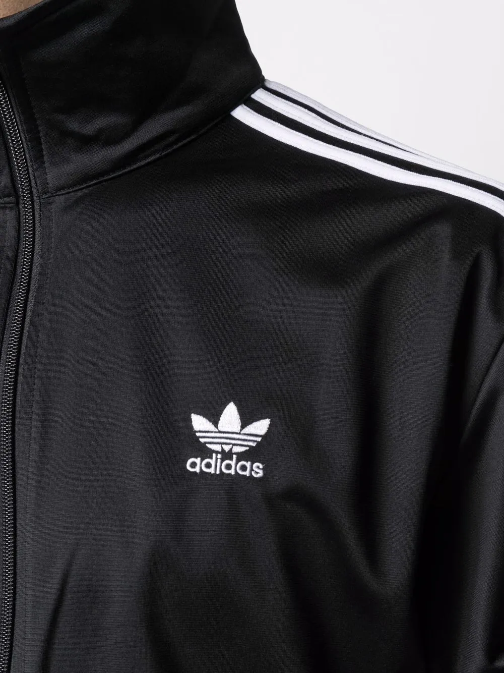 adidas Trainingsjack met geborduurde streep Zwart