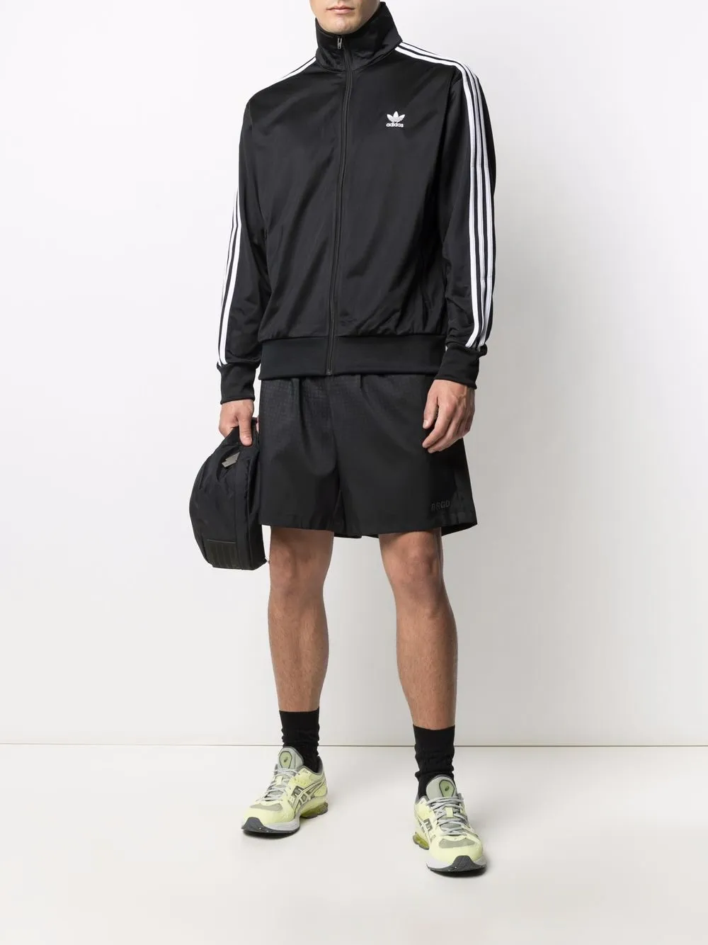 adidas Trainingsjack met geborduurde streep Zwart