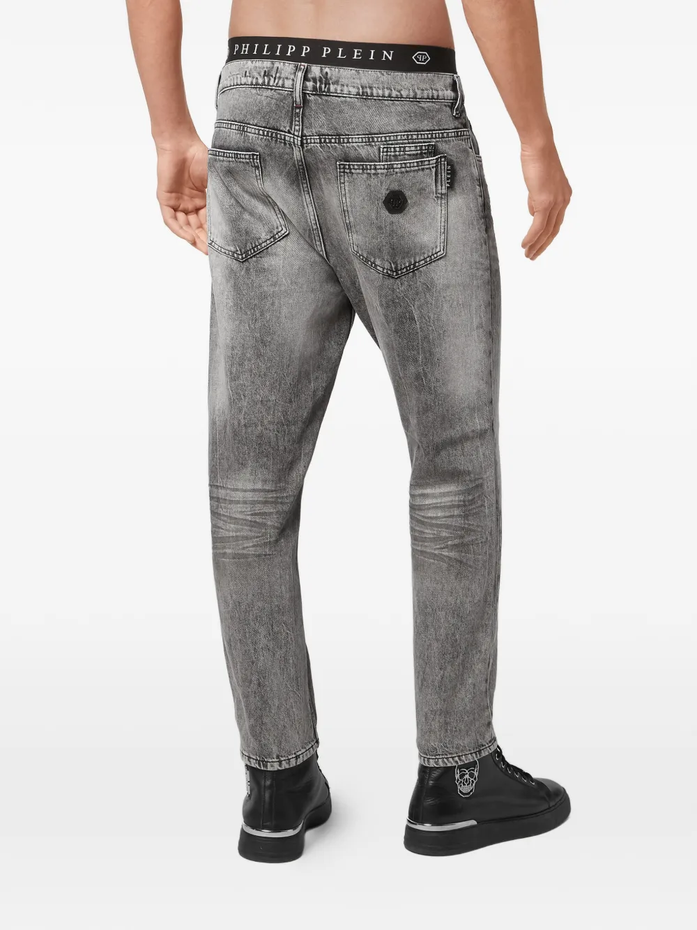 Philipp Plein Carrot jeans Grijs