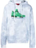 Mostly Heard Rarely Seen 8-Bit Mark 4-print cotton hoodie - White