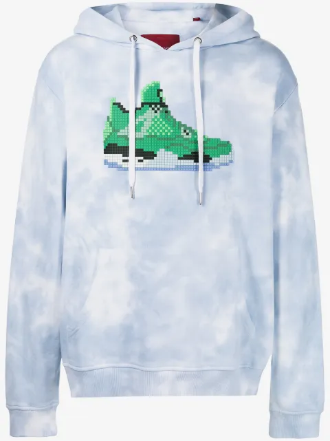 Mostly Heard Rarely Seen 8-Bit Mark 4-print cotton hoodie