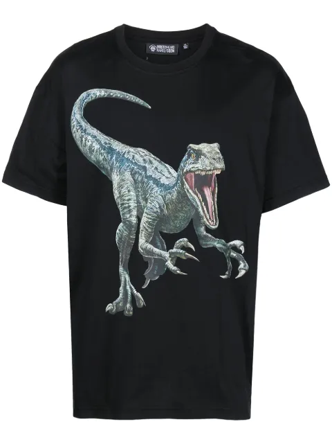 Mostly Heard Rarely Seen Dino-print T-shirt 