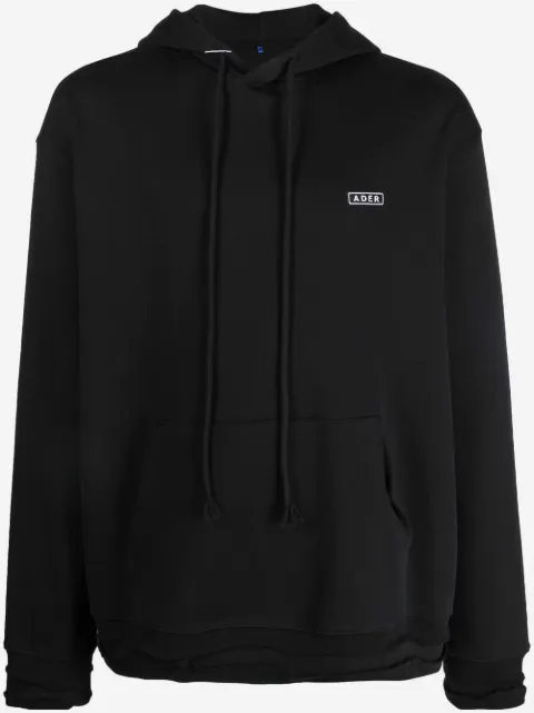 Ader Error logo-patch drawstring hoodie