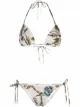 Image 1 of Zimmermann floral-print tie-fastening bikini
