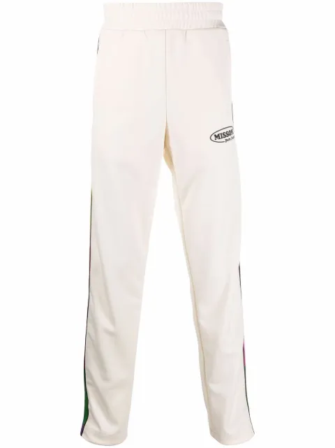 Palm Angels Calça esportiva x Missoni color block com logo