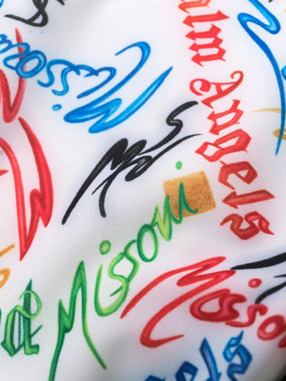 Palm Angels x Missoni bikinitop Wit