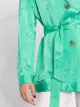 Pinko vestido camisero con estampado floral