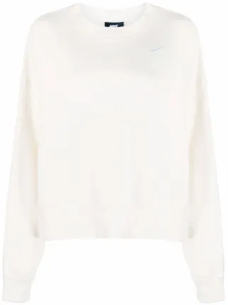 Nike embroidered-swoosh Crewneck 