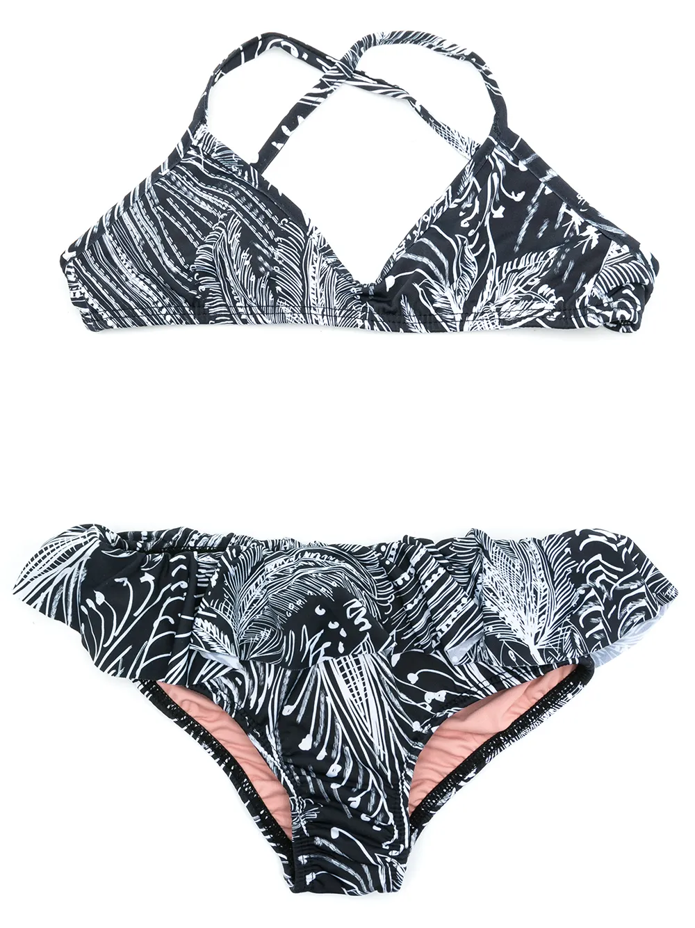 Lygia & Nanny printed Bela bikini set | Black | Image 1