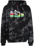 Mostly Heard Rarely Seen 8-Bit Low Cowboy-print cotton hoodie - Black