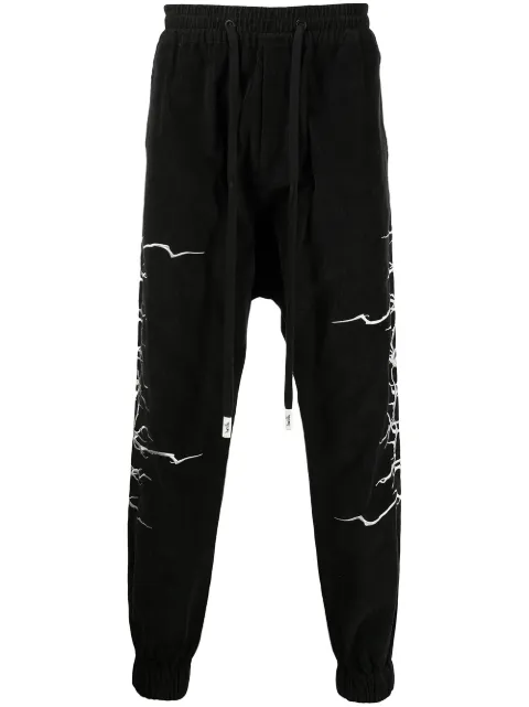 Haculla Fallen Angel print trackpants