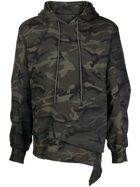 Mostly Heard Rarely Seen camouflage-print drawstring hoodie