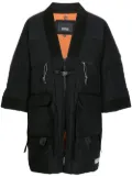 Mostly Heard Rarely Seen panelled padded coat - Black