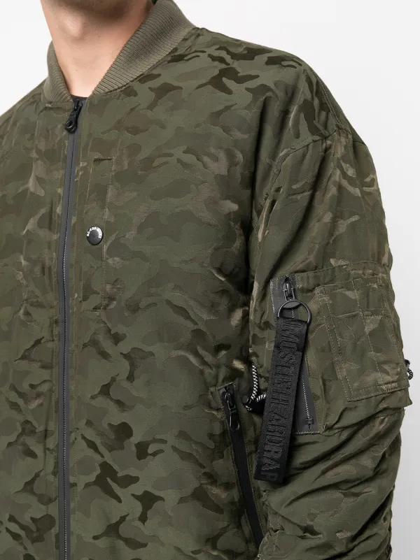 Superdry camo bomber top