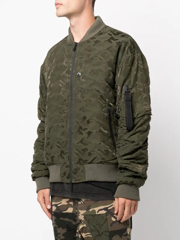 Zara camo bomber jacket discount