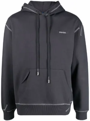Ader Error ドローストリング パーカー | ブルー | FARFETCH JP