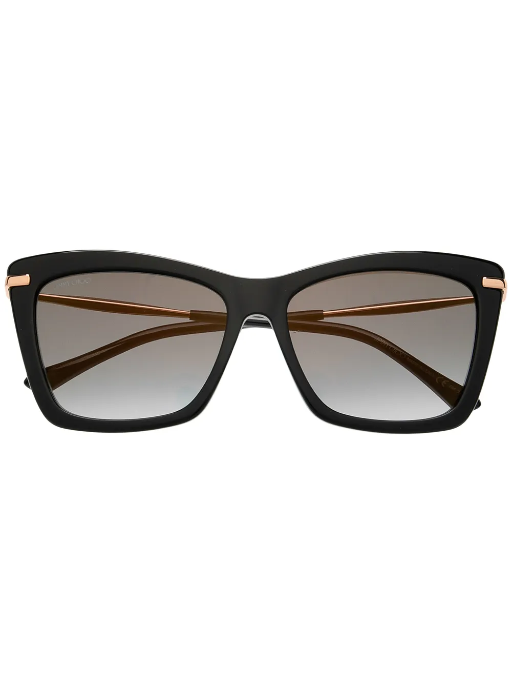 фото Jimmy choo eyewear солнцезащитные очки в квадратной оправе