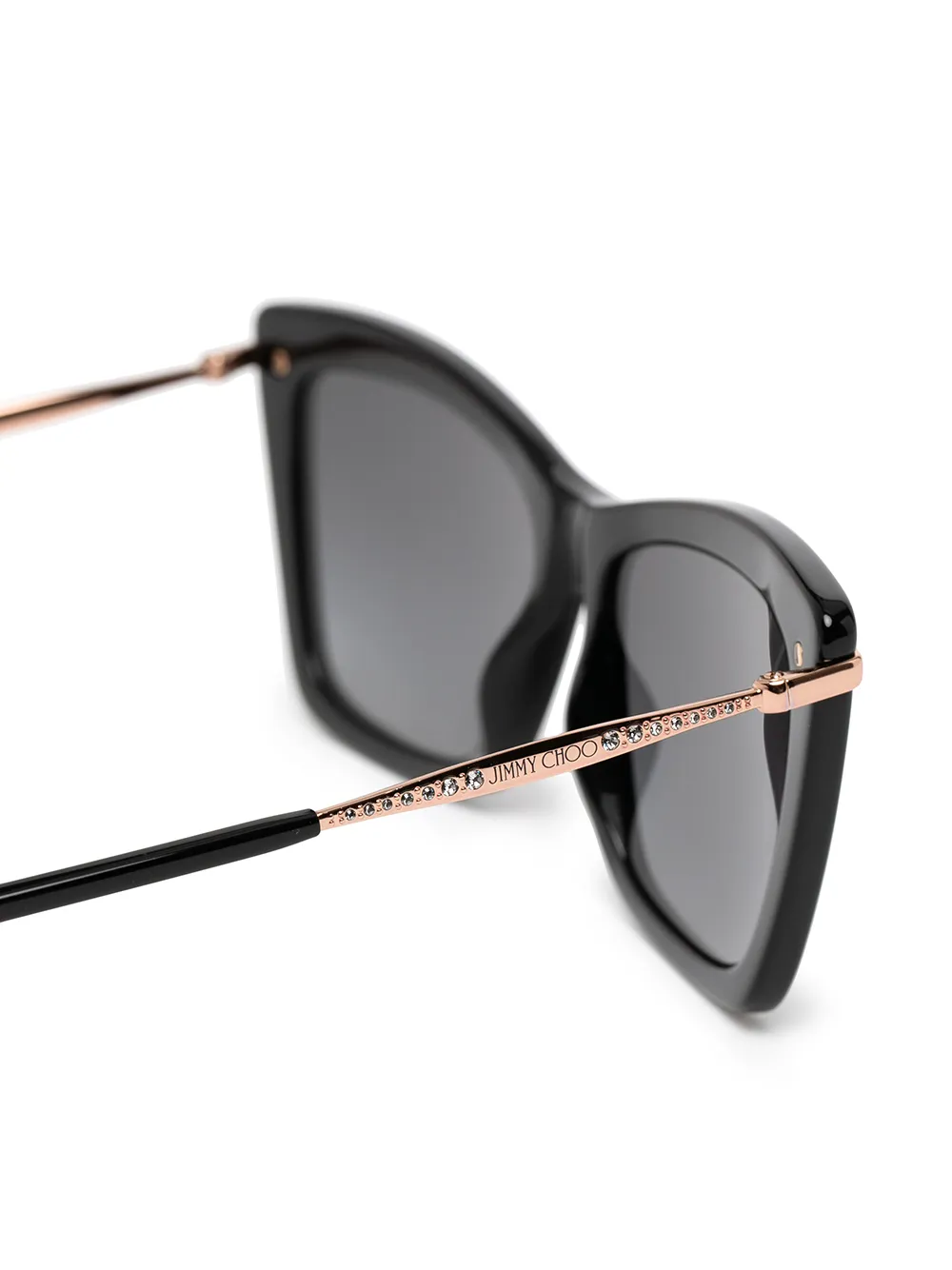 фото Jimmy choo eyewear солнцезащитные очки в квадратной оправе