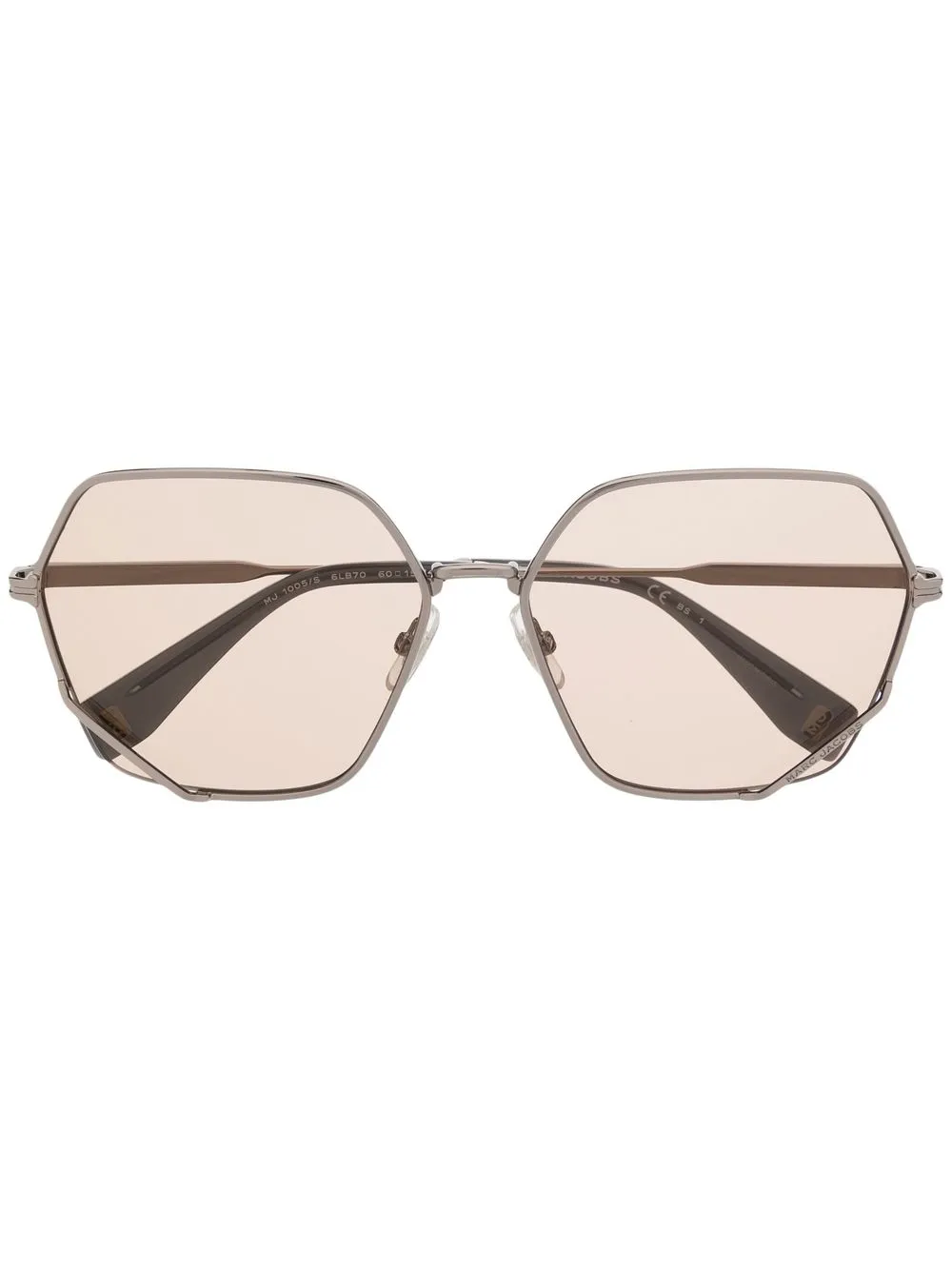 

Marc Jacobs Eyewear MJ 1005/S hexagonal-frame sunglasses - Brown