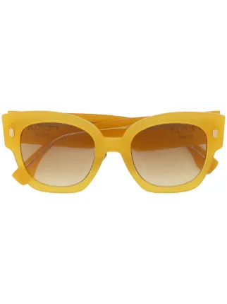 Fendi Eyewear Square Gradient Sunglasses Farfetch