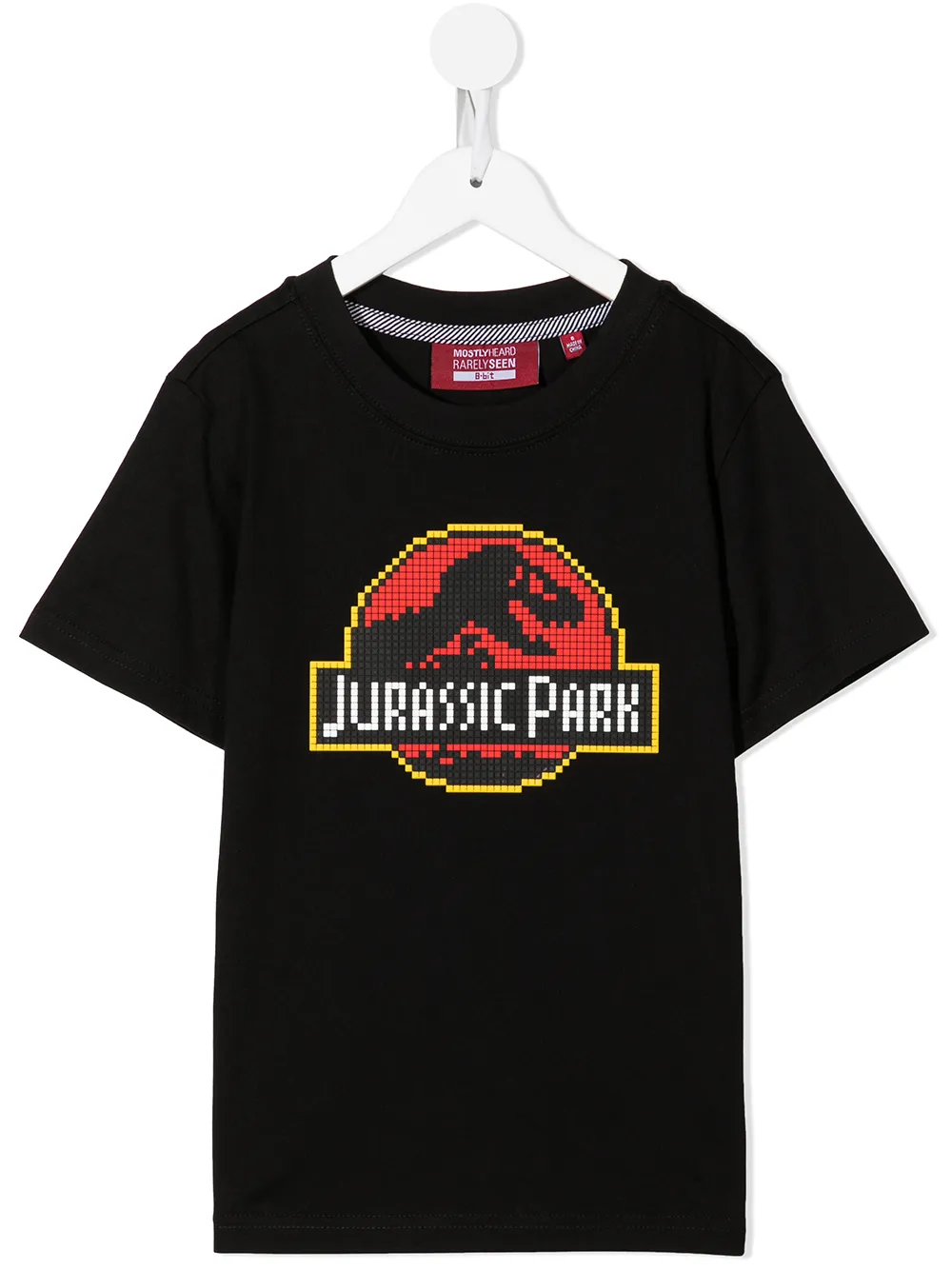 

Mostly Heard Rarely Seen 8-Bit playera con estampado Jurassic Park - Negro