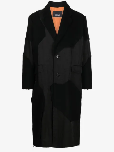 Mostly Heard Rarely Seen manteau à design à empiècements