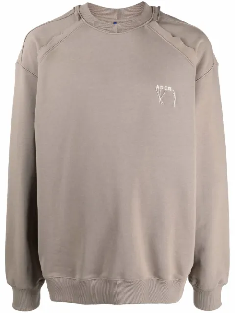 Ader Error Moletom decote careca com logo