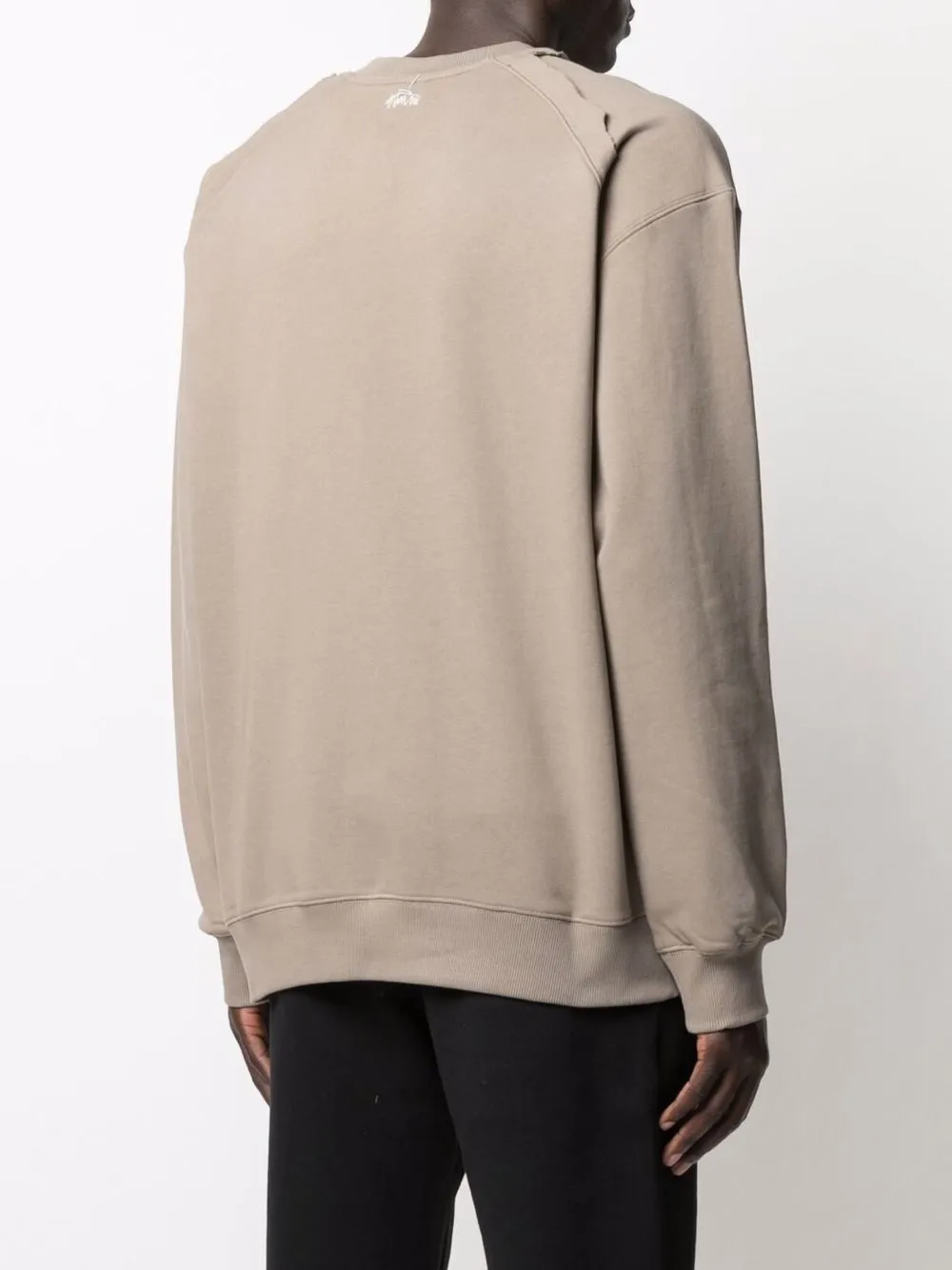 Ader Error Kaput Logo-embroidered Sweatshirt In 中性色