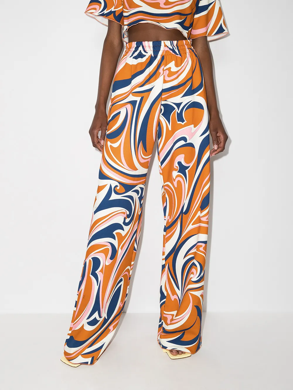 фото Emilio pucci брюки с абстрактным принтом