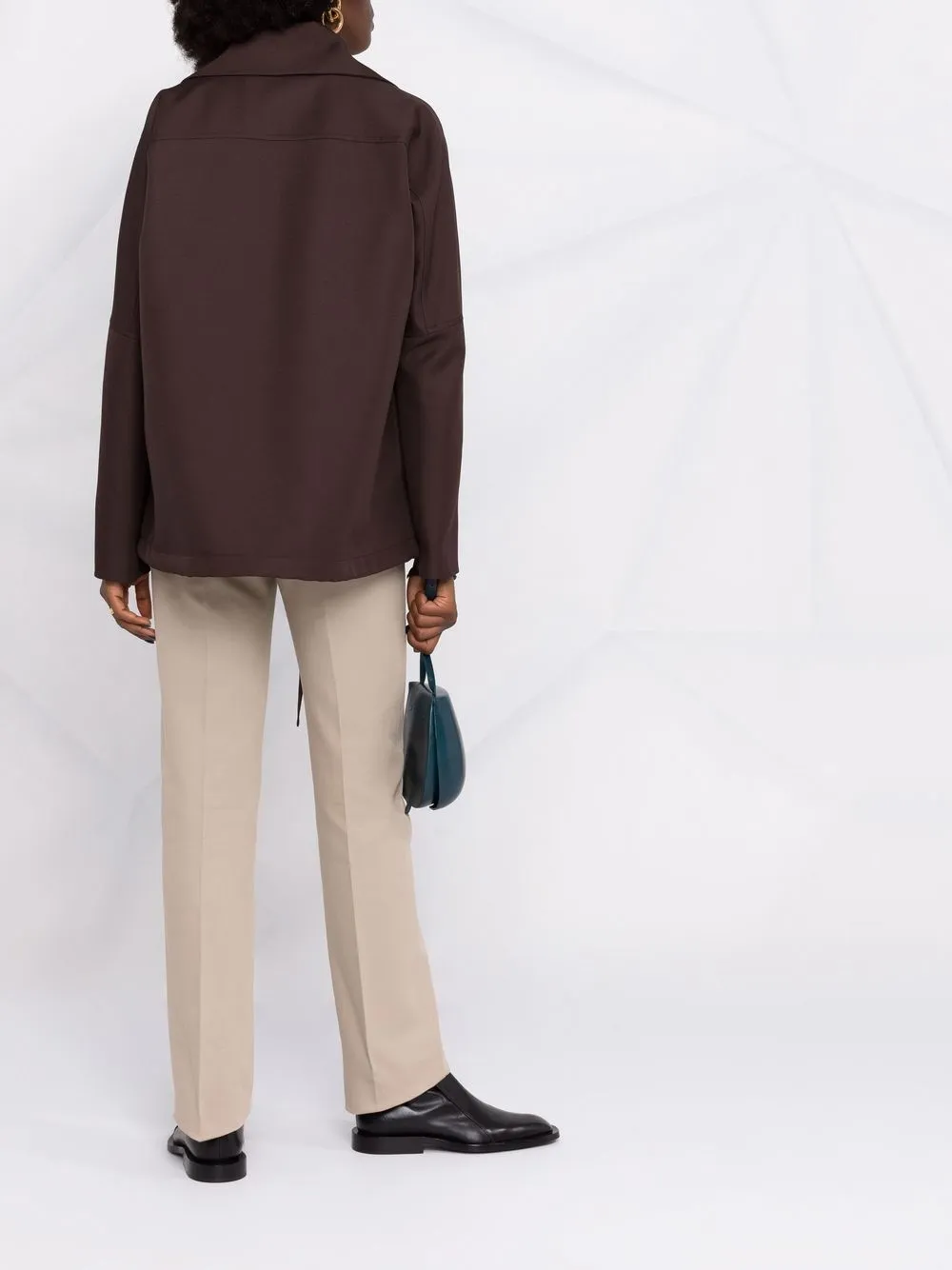 фото Bottega veneta прямые брюки с завышенной талией