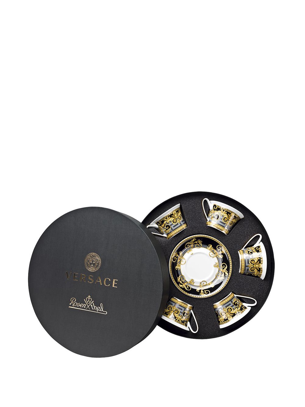 фото Versace набор чайных чашек prestige gala из коллаборации с rosenthal