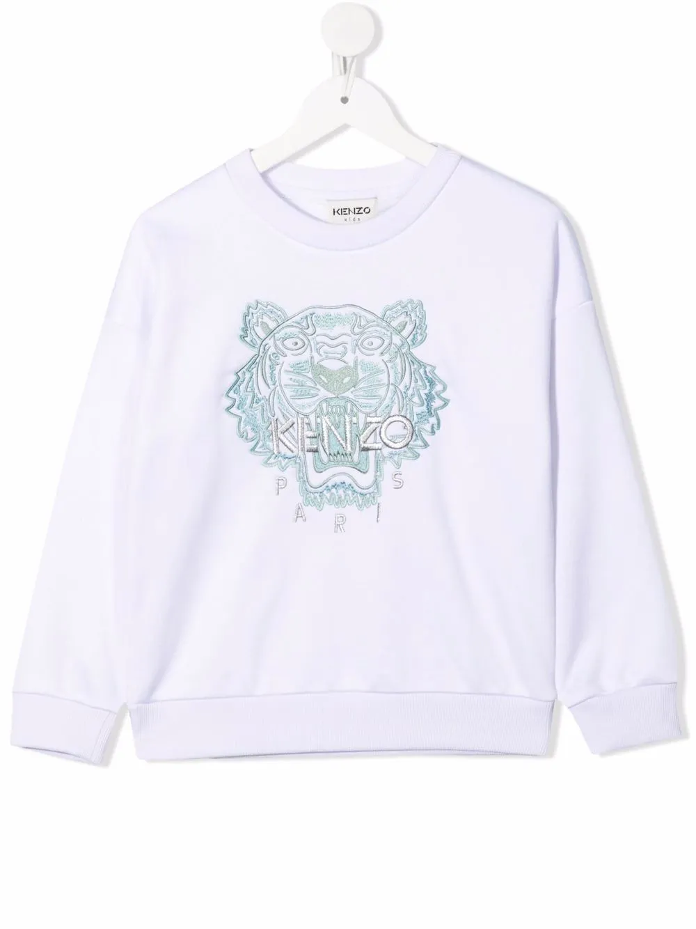 

Kenzo Kids sudadera con bordado Tigre - Blanco