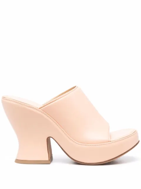 bottega veneta stack mules