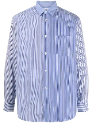 Comme Des Garçons Shirt Mix Striped Shirt - Farfetch