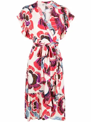 DVF Diane Von Furstenberg Robe Croisée 