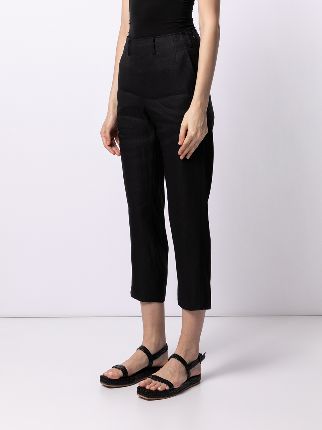 cropped high-waisted trousers展示图