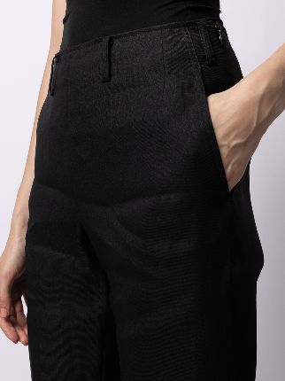 cropped high-waisted trousers展示图