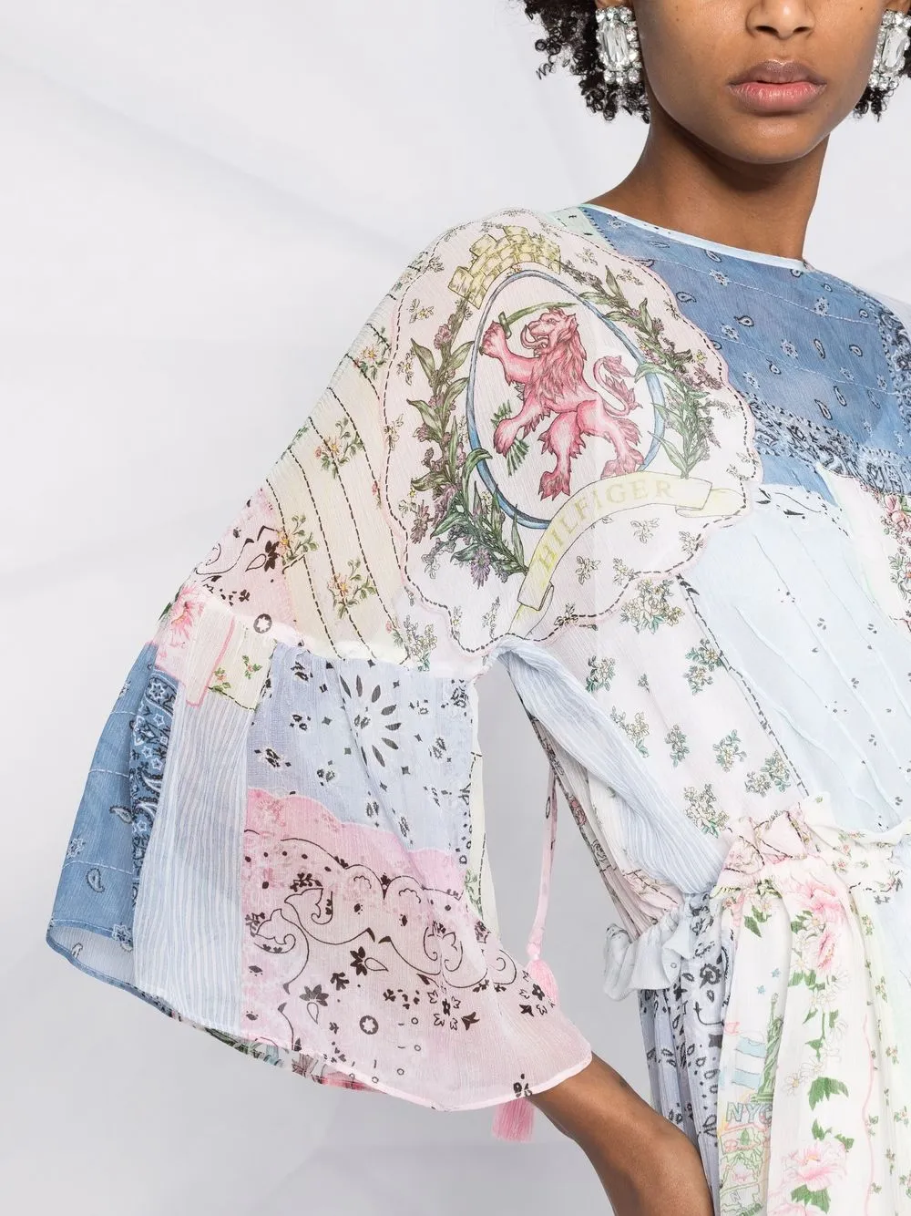 фото Tommy hilfiger комбинезон в технике пэчворк