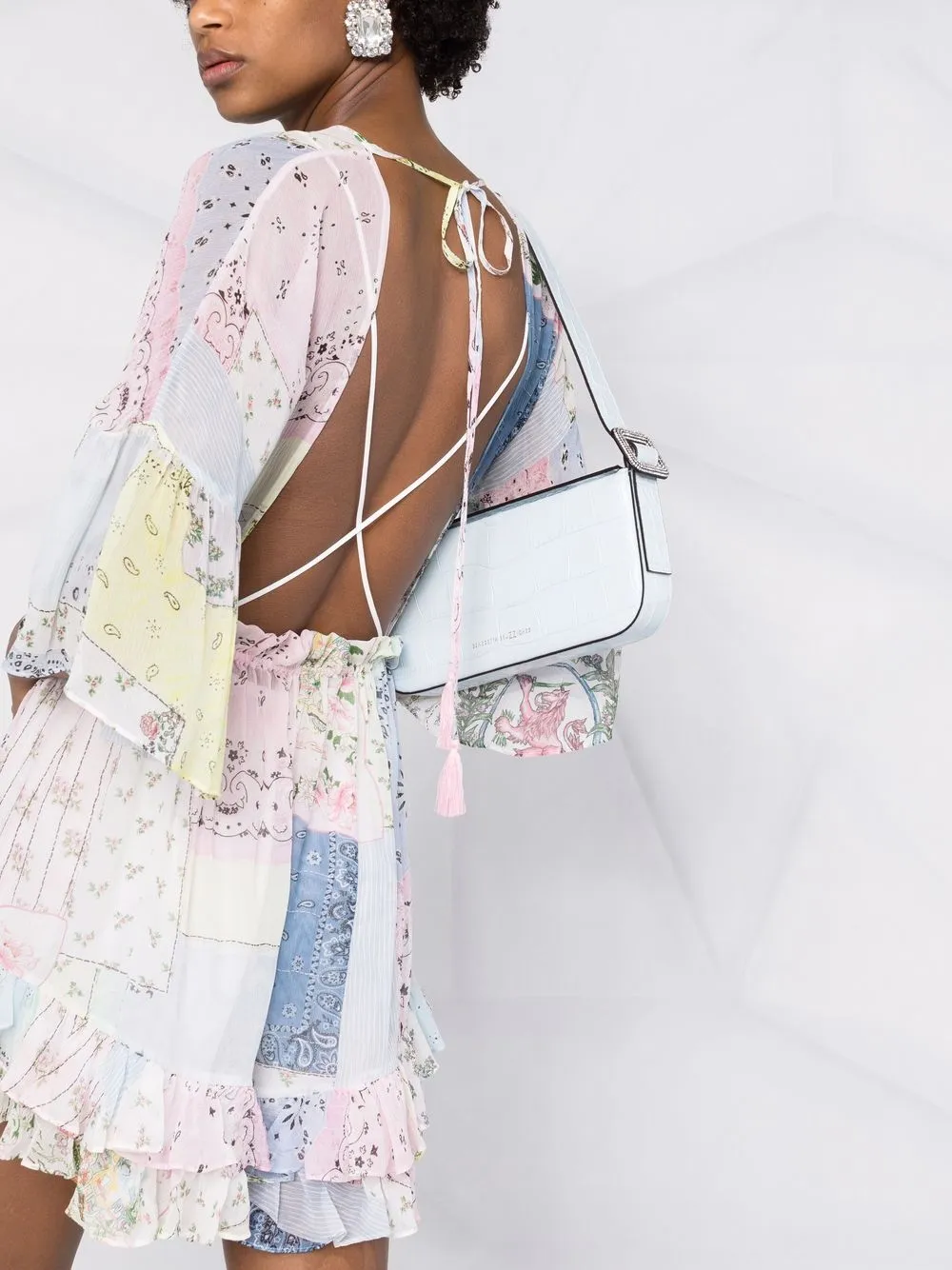 фото Tommy hilfiger комбинезон в технике пэчворк