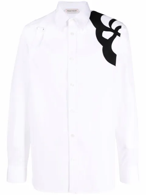 Alexander McQueen Camicia con ricamo