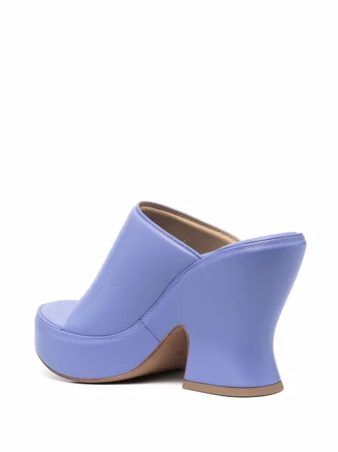 Bottega Veneta Wedge 115mm Mules - Farfetch