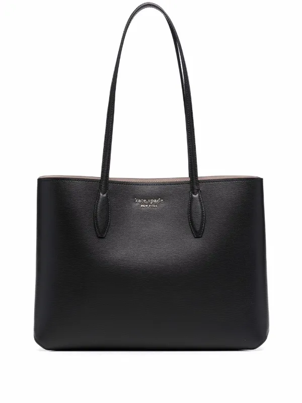 Arriba 39+ imagen kate spade leather black bag