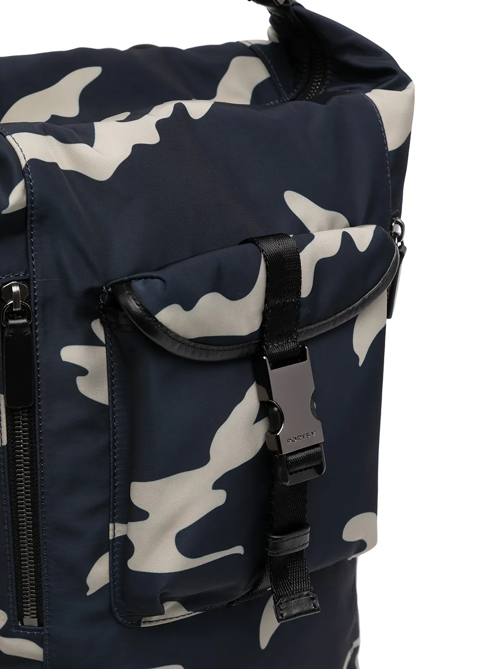 Ports V Rugzak met camouflageprint Blauw
