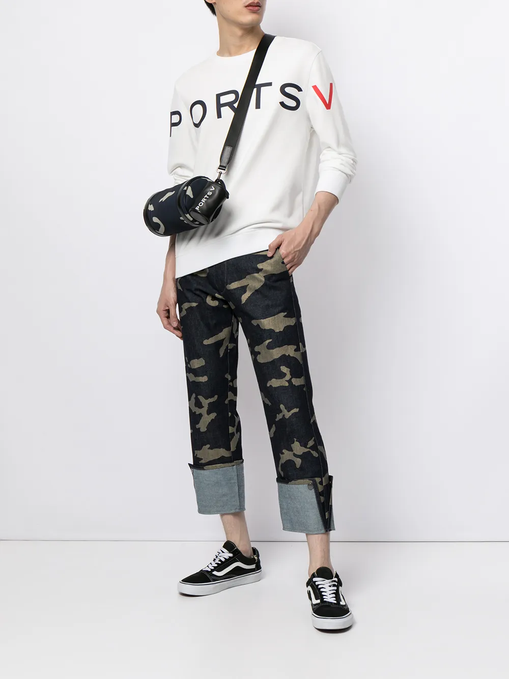 Ports V camouflage pattern logo-print bag | Women | Image 2