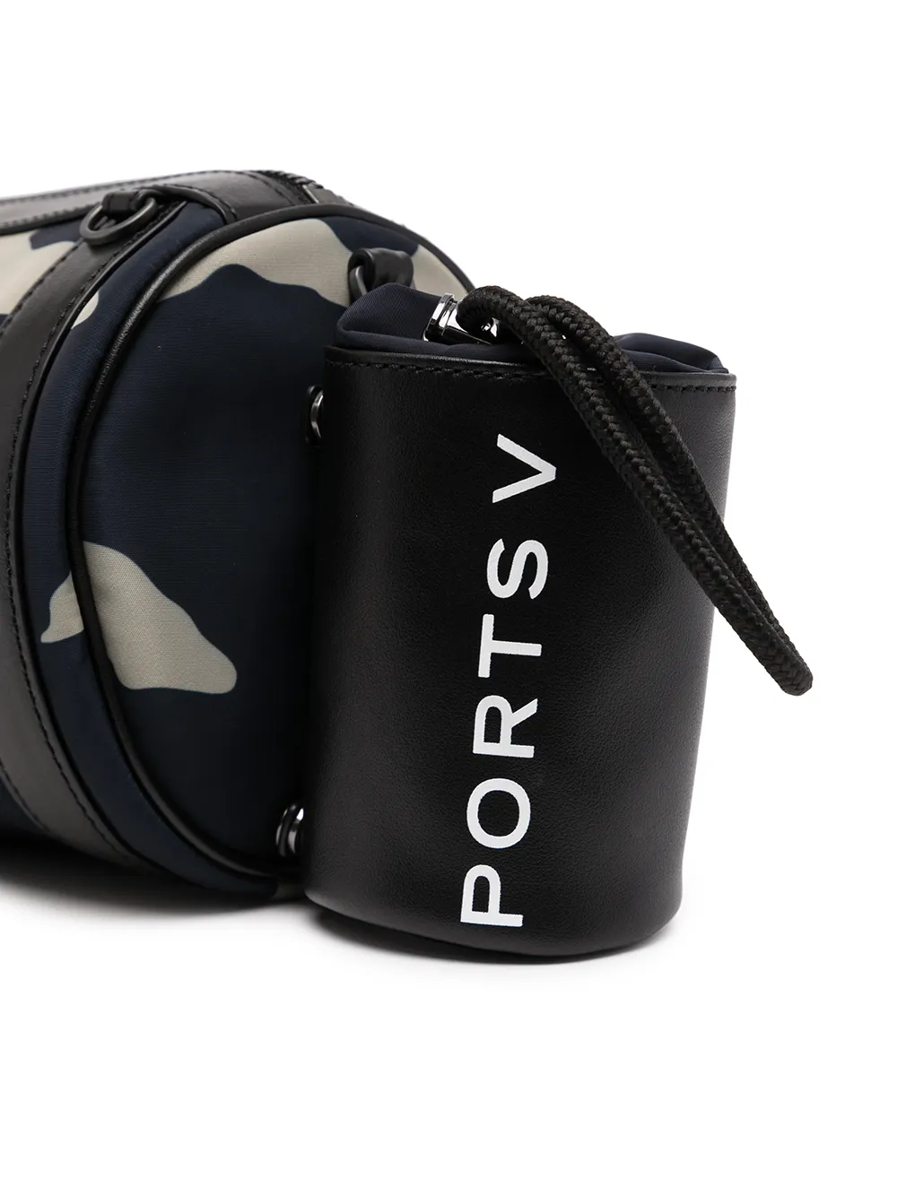 Ports V Camouflage Pattern Logo-print Bag In Blue